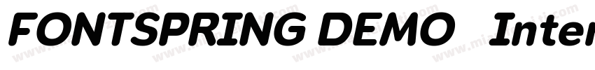 FONTSPRING DEMO   Intervogue Med Ob字体转换